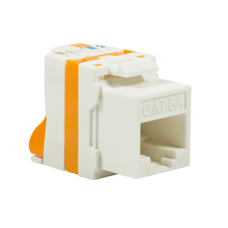 Cat6a keystone netwerkstekker (zonder gereedschap) twist - afgeschermd