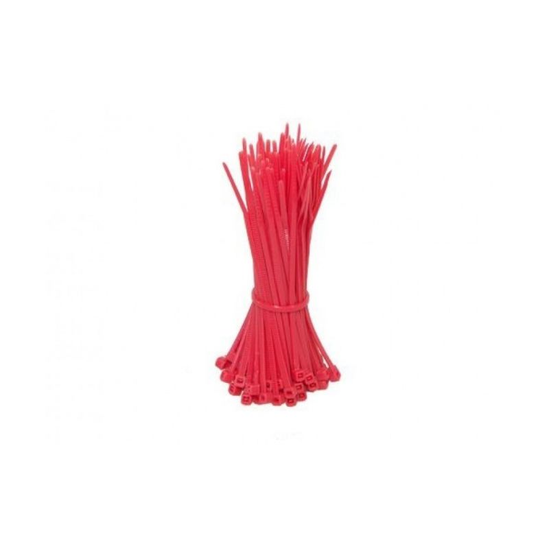 Tiewraps 280mm rood - 100 stuks