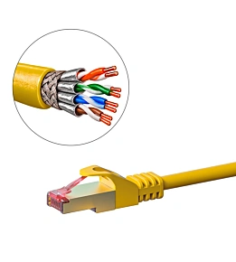 Cat6 patchkabels S/FTP 100% koper